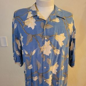 Tommy Bahama Floral Hawaiian Button-Down Shirt